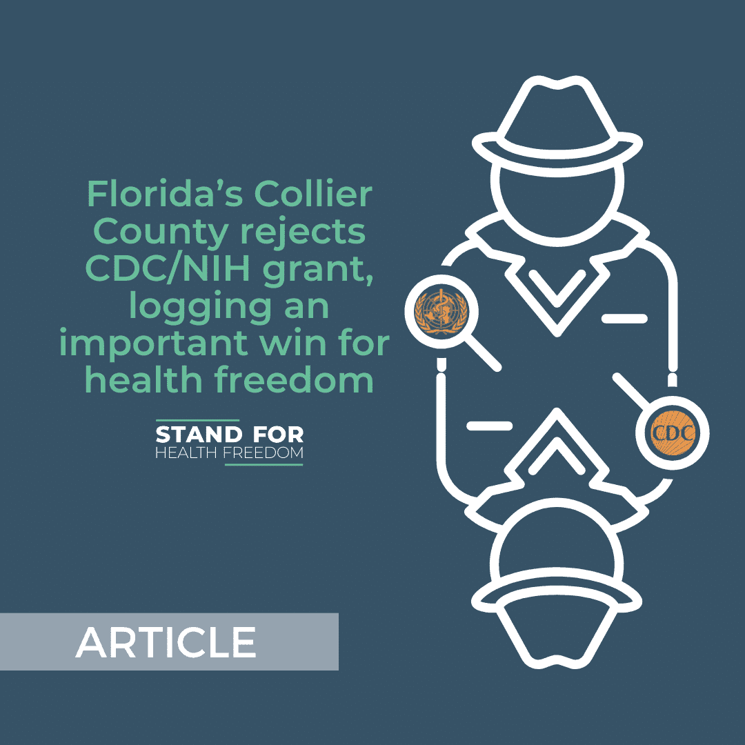 Florida’s Collier County rejects CDC/NIH grant, logging an important