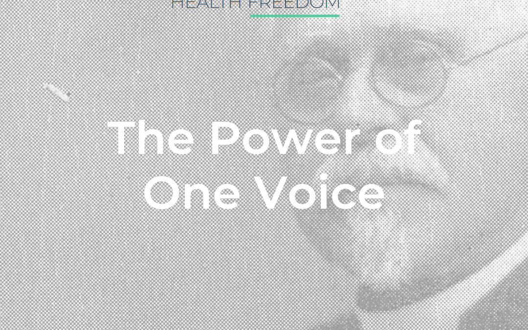 The Power of One Voice