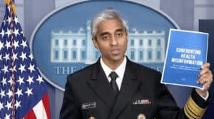 Surgeon General to warn U.S. citizens against their right to free speech and informed consent.