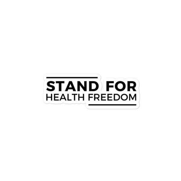 Stand for Health Freedom Sticker - Image 2