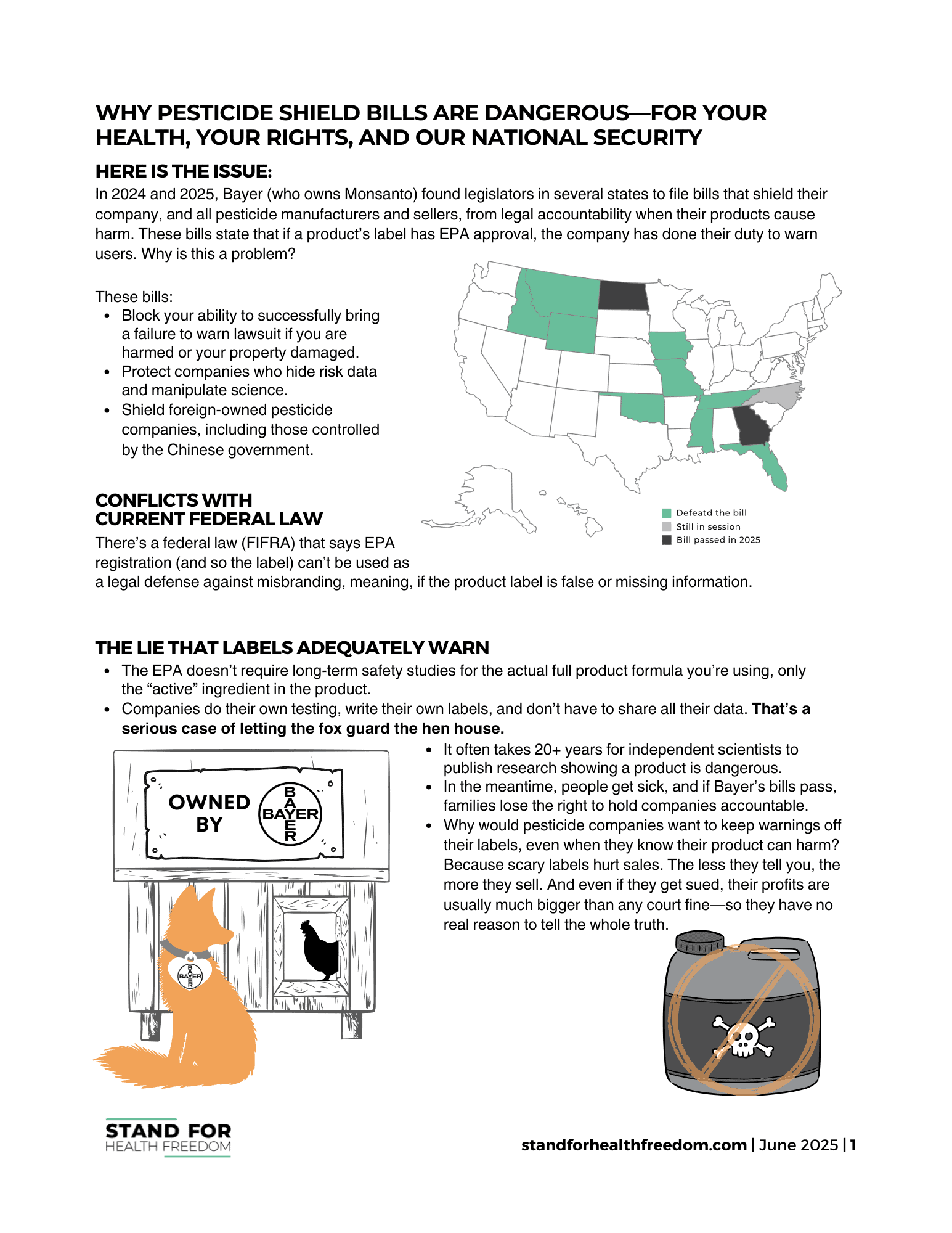 Advocacy Tips | Stand For Health Freedom