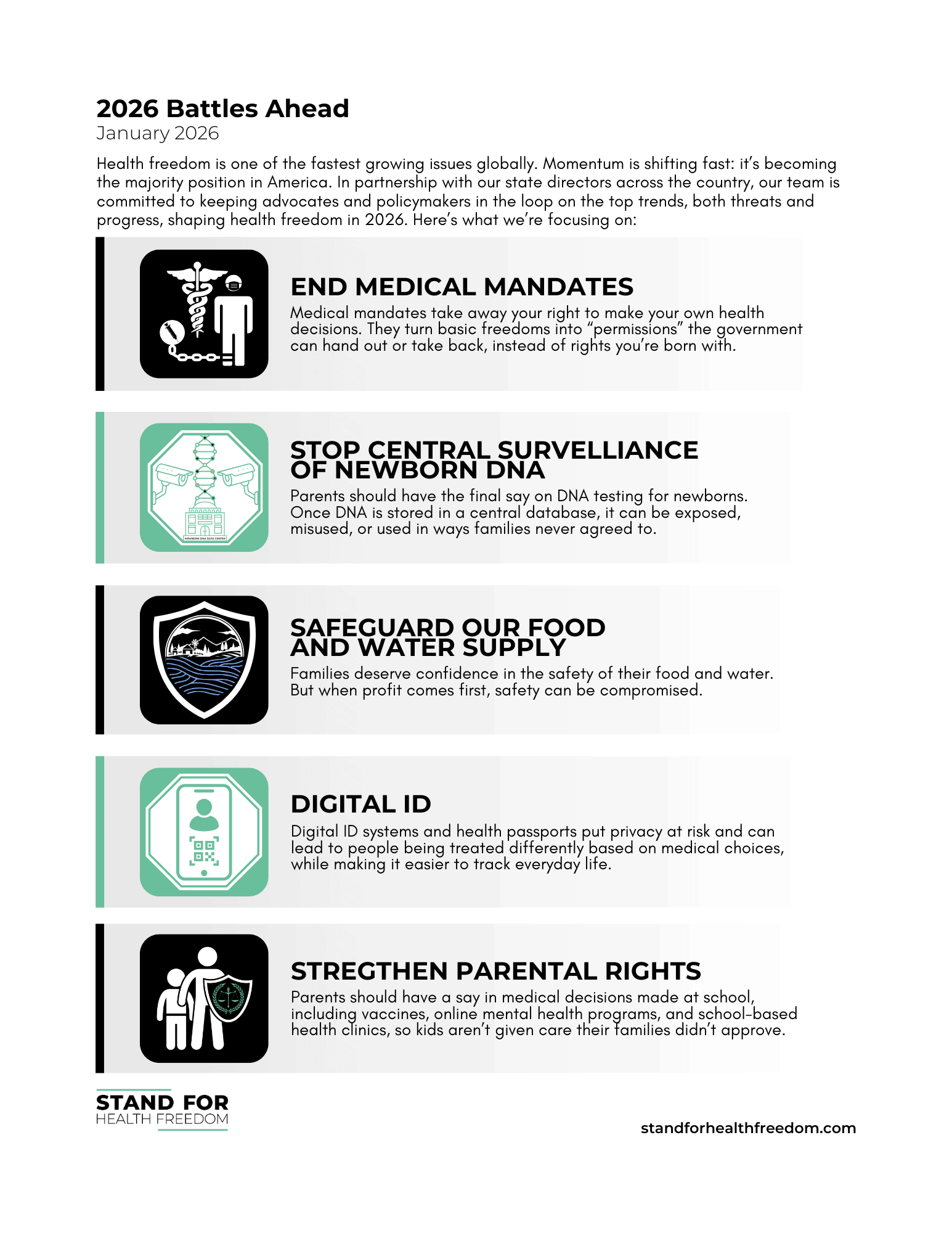 Advocacy Tips | Stand For Health Freedom